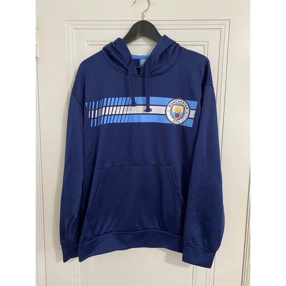 Manchester City Hoodie Sweatshirt Men's Size Medium - Picture 1 of 5